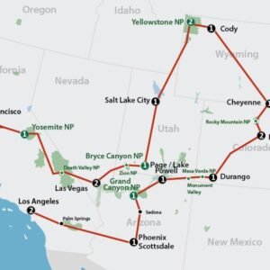 Flydrive American National Parks (21 dagen)