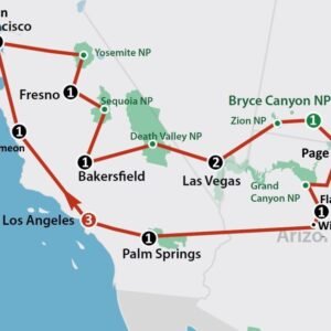 Flydrive Highlights of the West (16 dagen)
