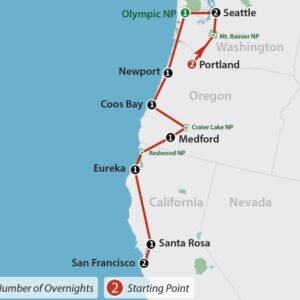 Flydrive Pacific Northwest Explorer (14 dagen)