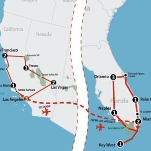 Flydrive America's Sunny States (19 dagen)