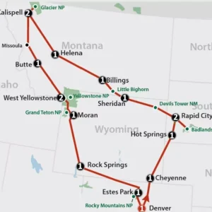 Flydrive Northern Peaks (18 dagen)