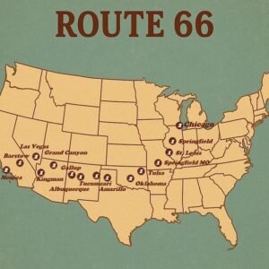Flydrive De Ultieme Route 66 in de sixties (22 dagen)