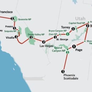 Flydrive Great Parks of the West (19 dagen)